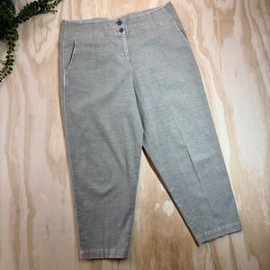 ISCHIKO Osiris Linen Pants Lagenlook Tapered Cropped OSKA Avant Garde
